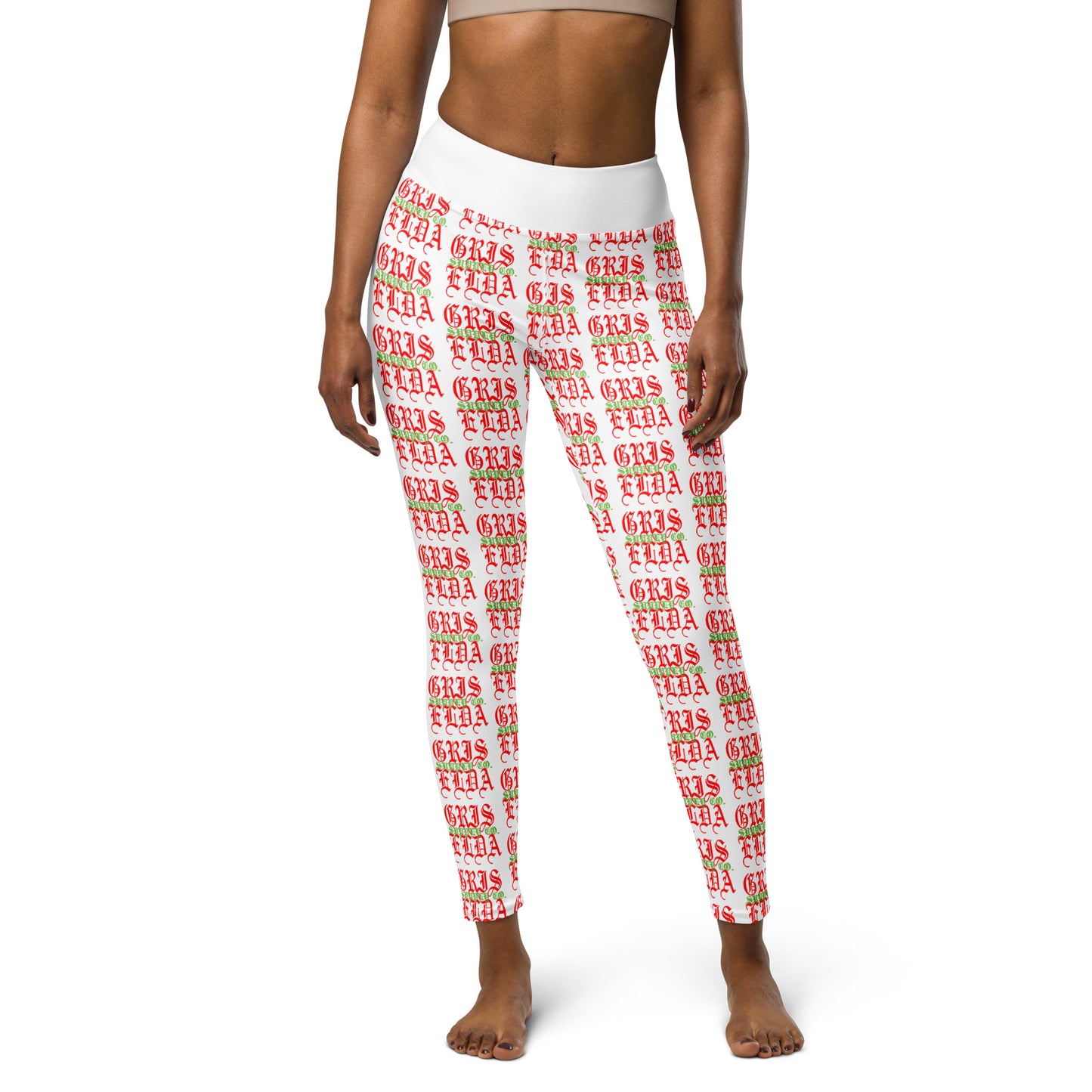 All Over Classic Logo GSC W premium Yoga Leggings