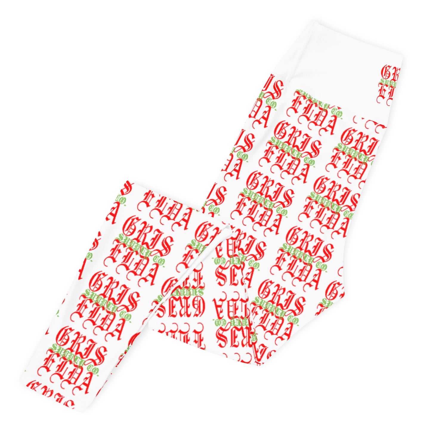 All Over Classic Logo GSC W premium Yoga Leggings