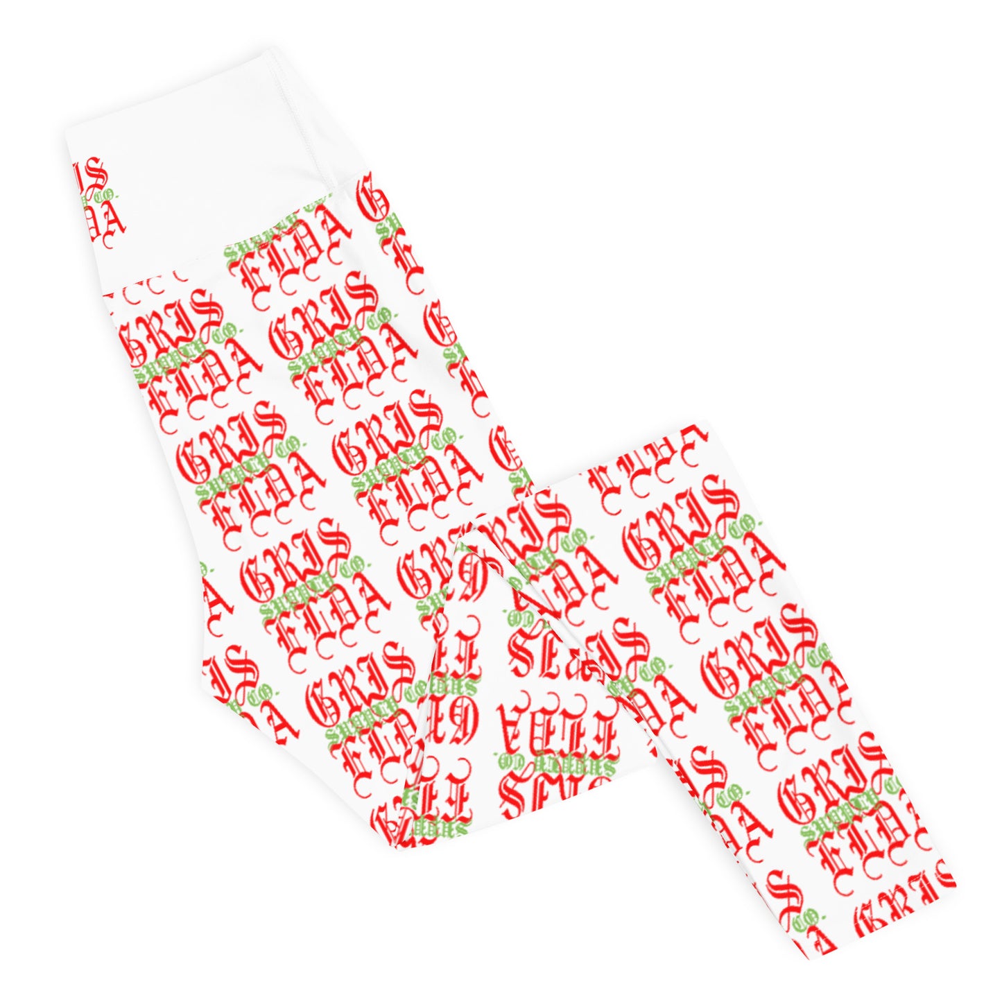 All Over Classic Logo GSC W premium Yoga Leggings