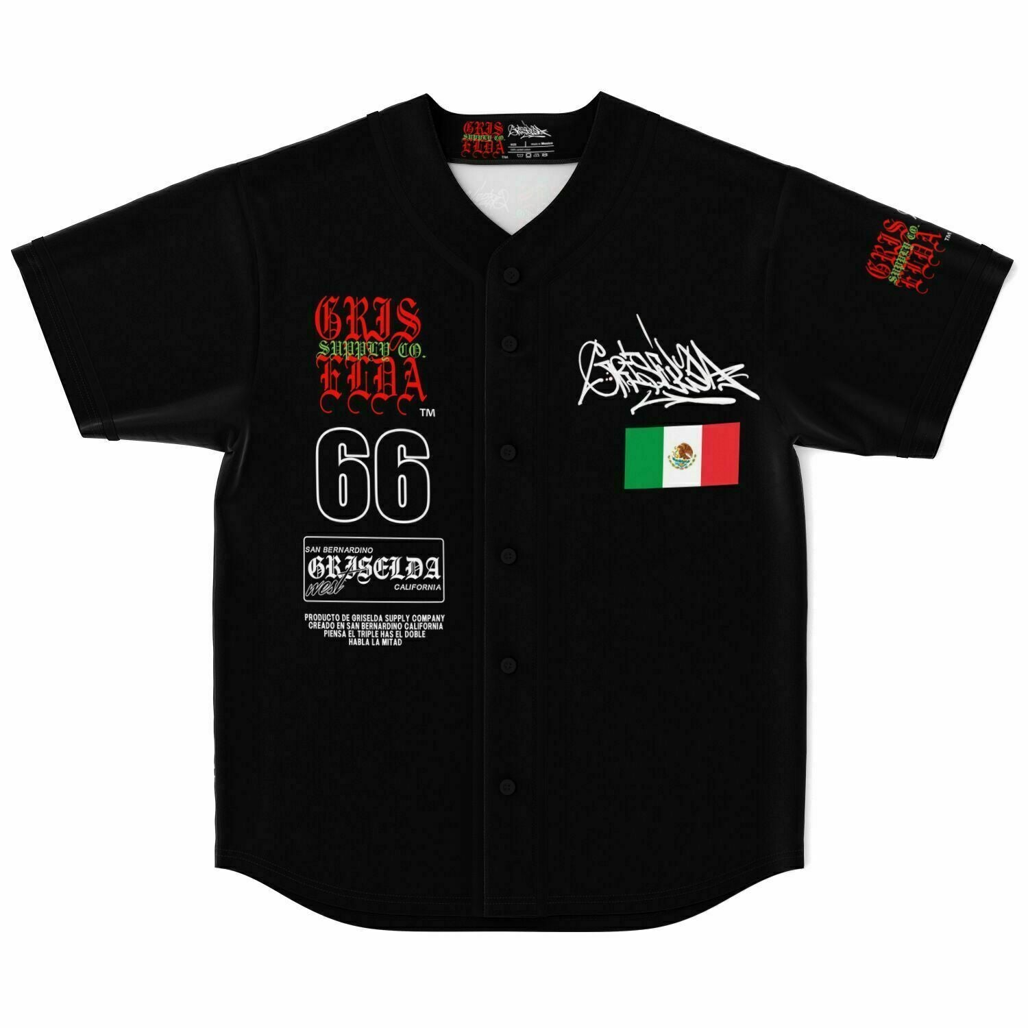 Jersey de béisbol Premium estilo mano GSC con logo clásico