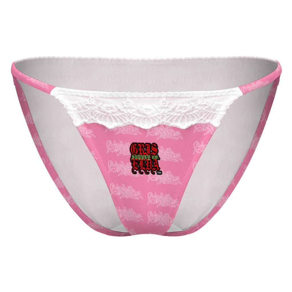 GSC Pink Tag Lace Thong