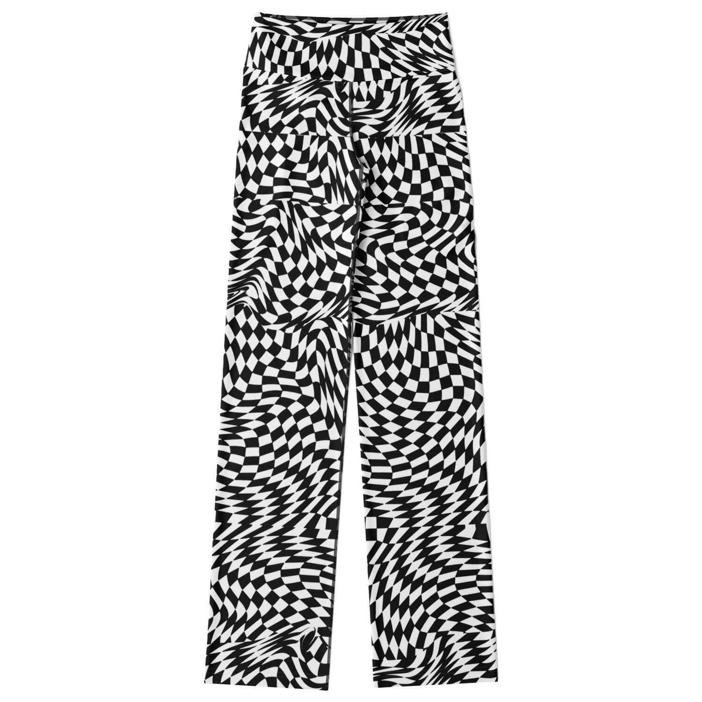 Trippiest Checker DMT GSC  Flare Leggings