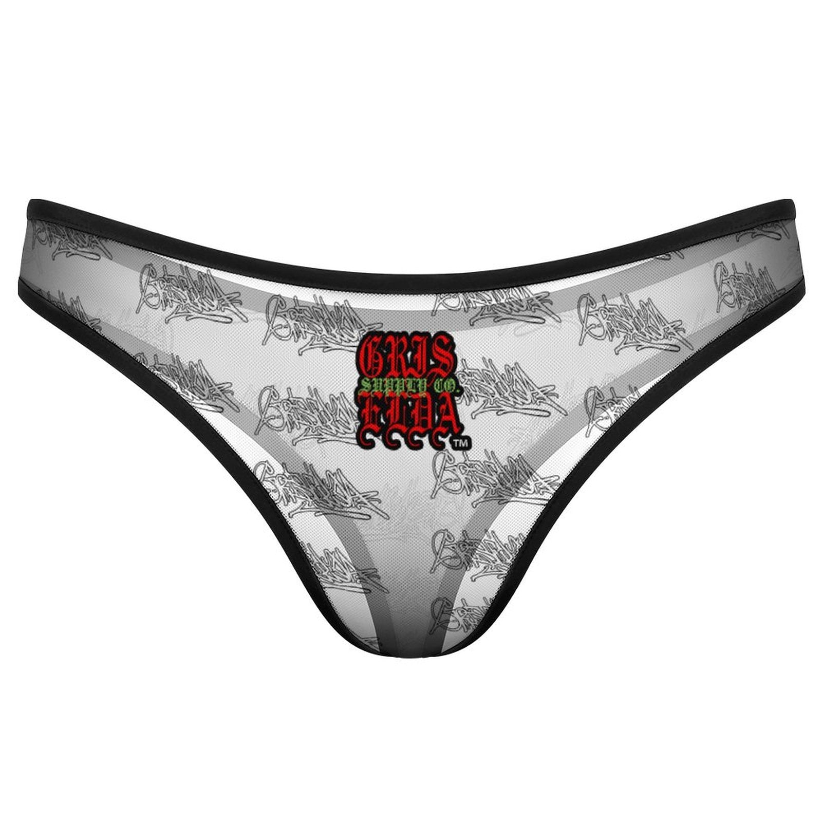 Griselda Tag Handstyle See Through GSC Women's Thong