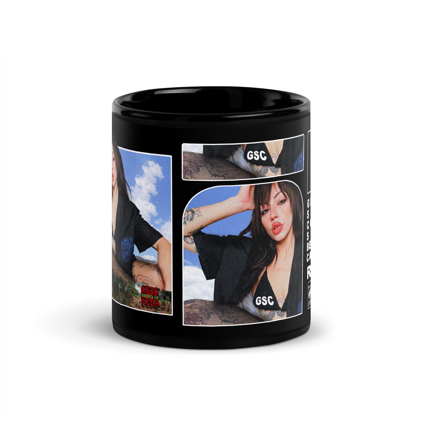 Raven X GSC Giantess GSC Black Glossy Mug