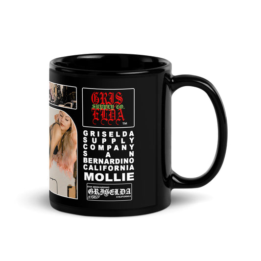 Mollie X GSC Giantess GSC Black Glossy Mug