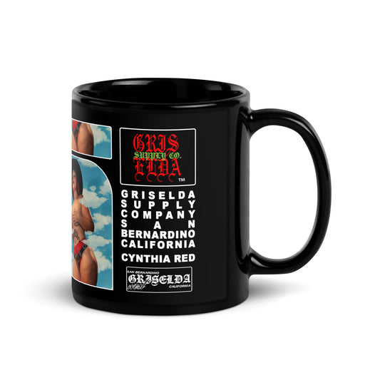 CynthiaRed X GSC Giantess GSC Black Glossy Mug