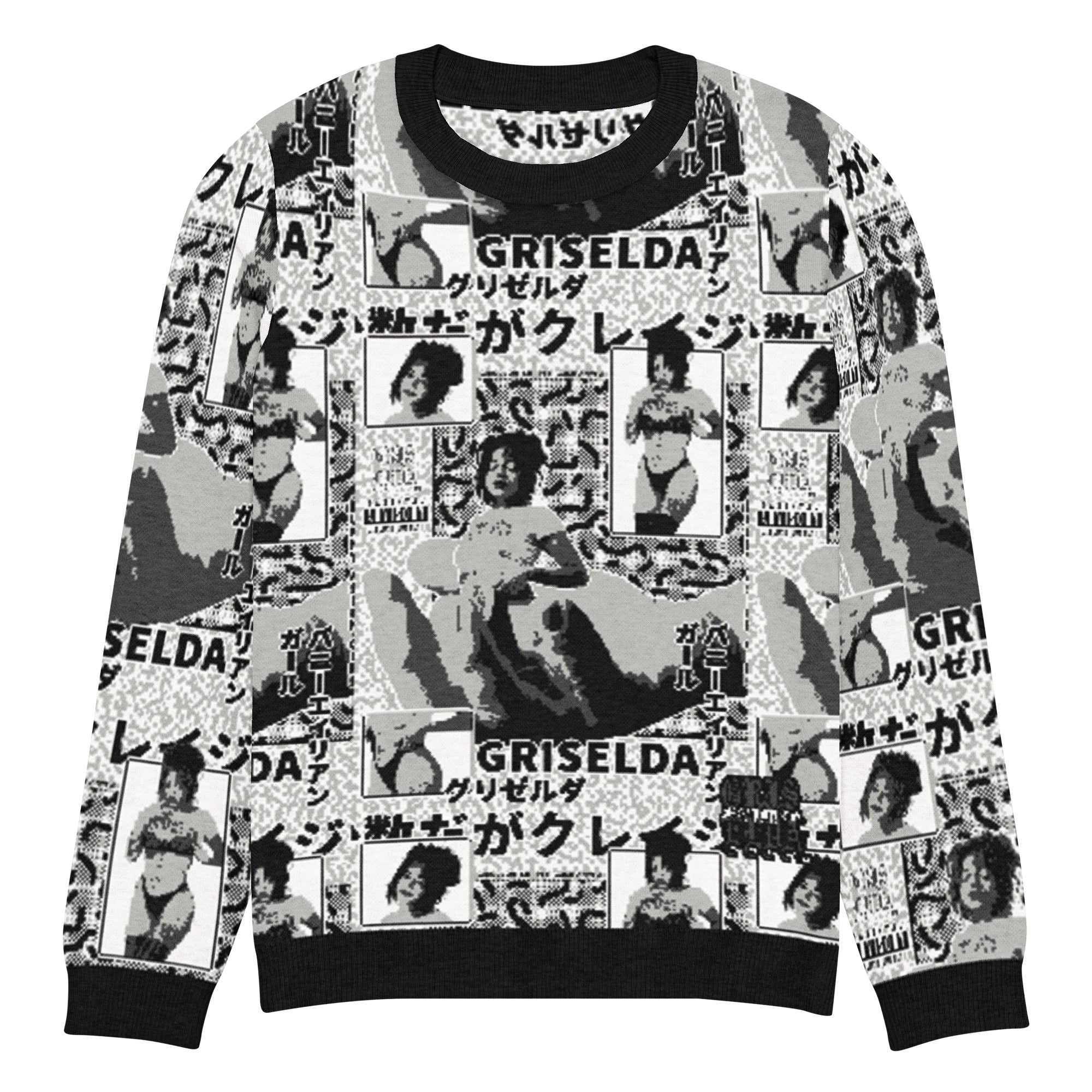 Bunny Alien Girl X GSC GSC Knitted crew neck sweater – Griselda