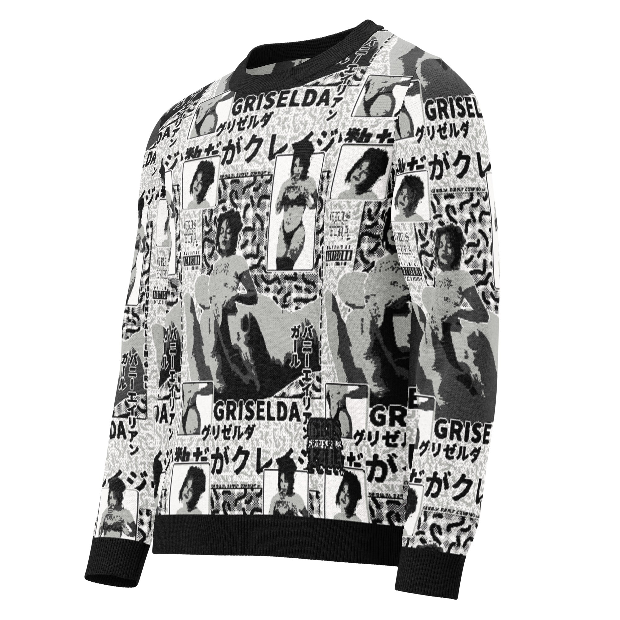 Bunny Alien Girl X GSC GSC Knitted crew neck sweater – Griselda