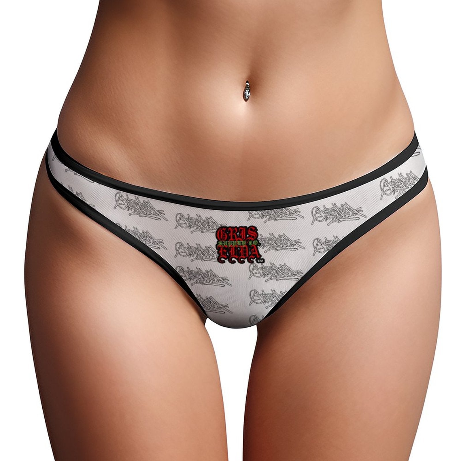 Griselda Tag Handstyle See Through GSC Women's Thong