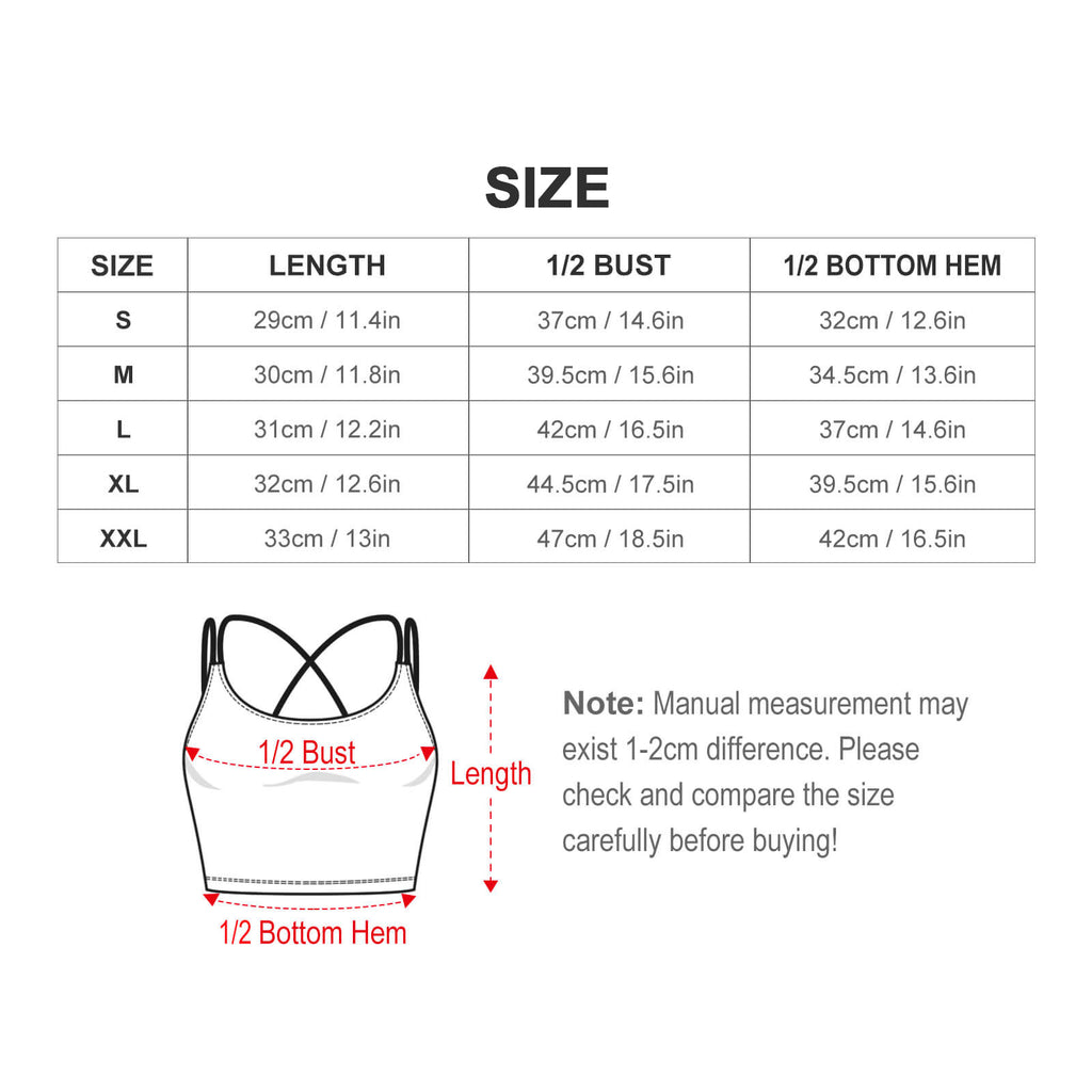 Griselda Tag GSC B Workout Crop Yoga Tank Top