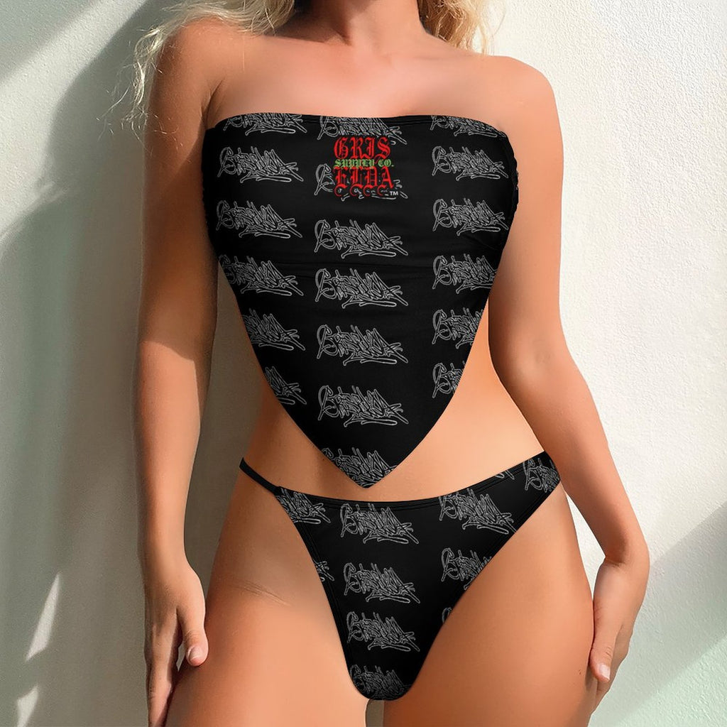 GSC Griselda Tag GSC Chic Strapless Bandana Style Bikini