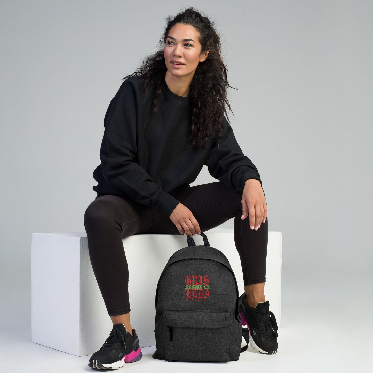 Classic Logo Embroidered GSC Minimalist Backpack