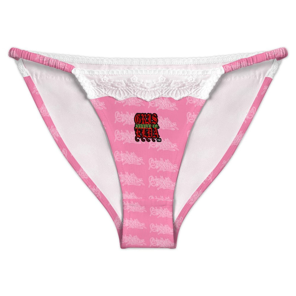 GSC Pink Tag Lace Thong