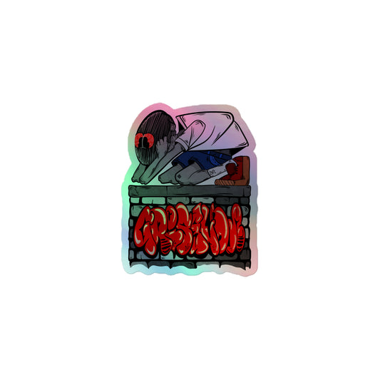 Es Gris GSC Single Holographic sticker