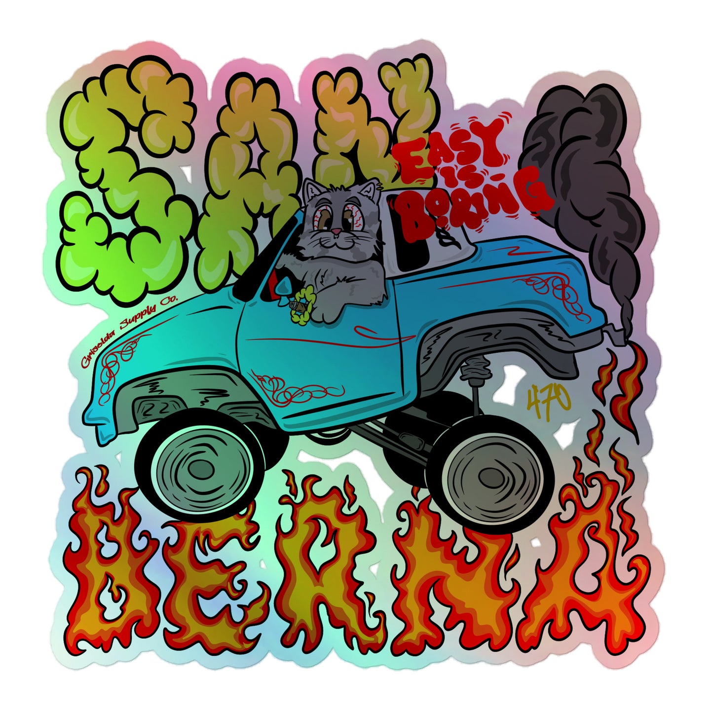 San Berna GSC Holographic stickers