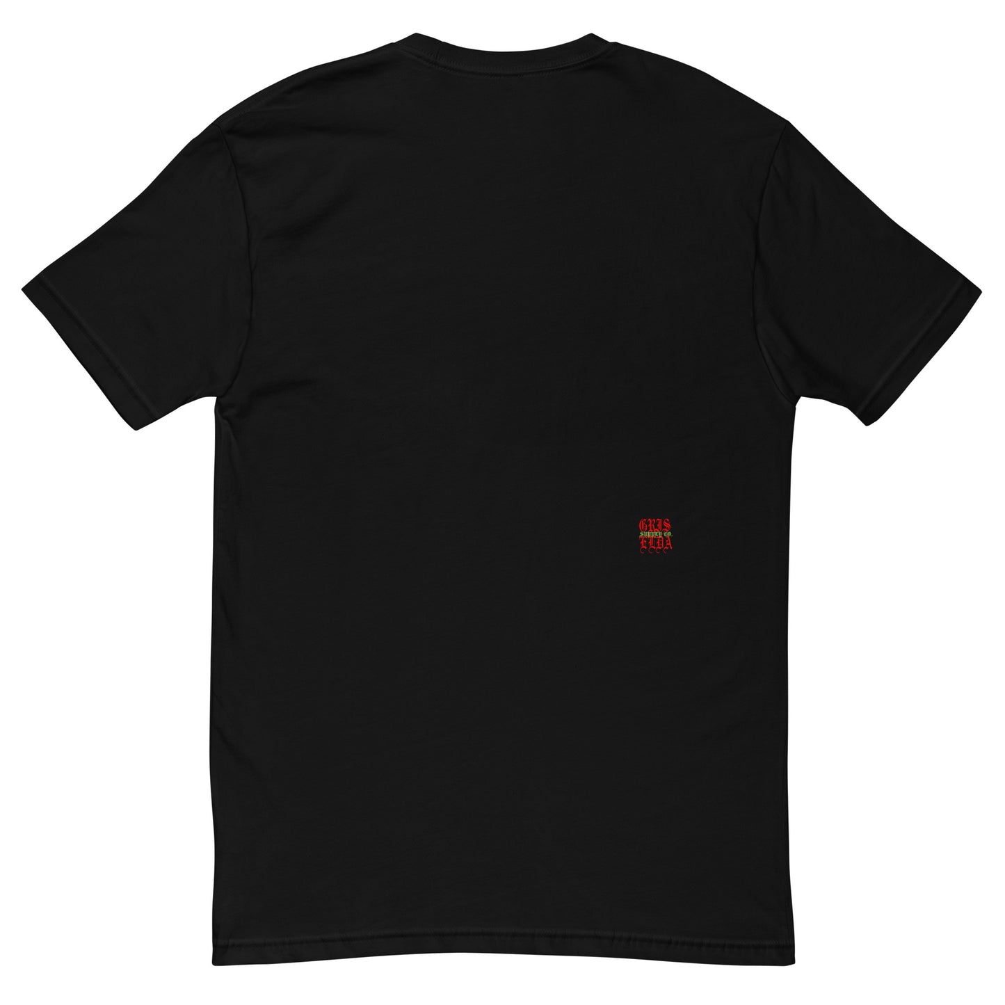 Blackout Logo Embroidered GSC Premium Short Sleeve T-shirt