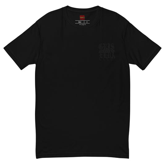 Blackout Logo Embroidered GSC Premium Short Sleeve T-shirt