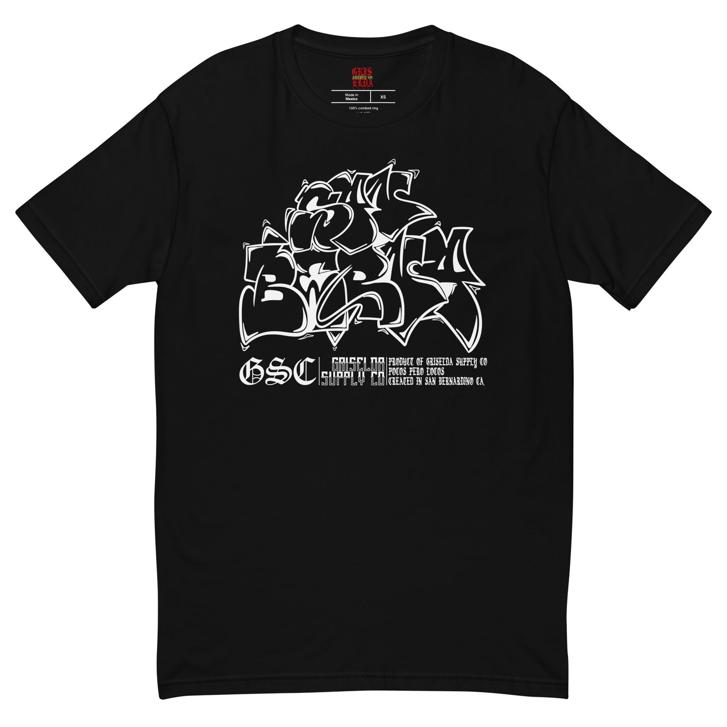 San Berna Graffiti Lettering GSC B Short Sleeve T-shirt