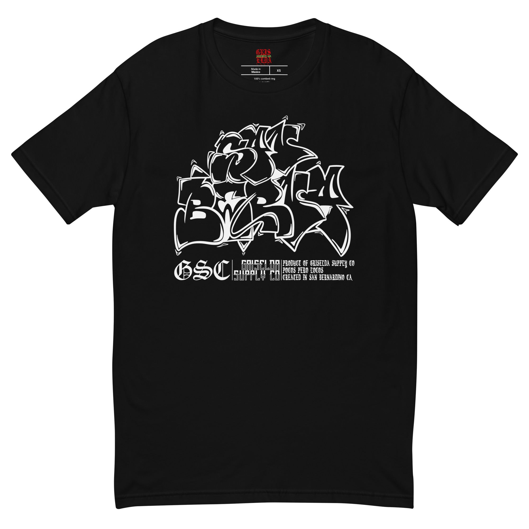 San Berna Graffiti Lettering GSC B Short Sleeve T-shirt