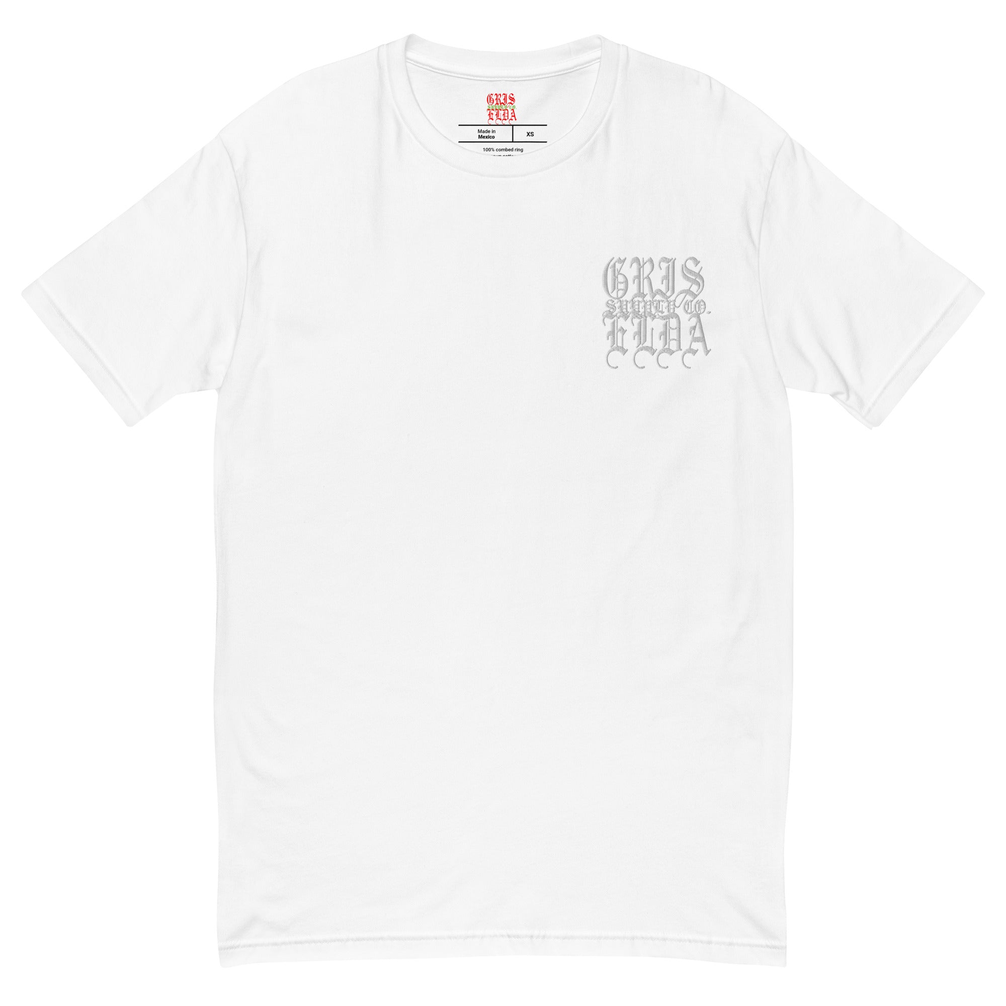 Whiteout Logo Embroidered GSC Premium Short Sleeve T-shirt