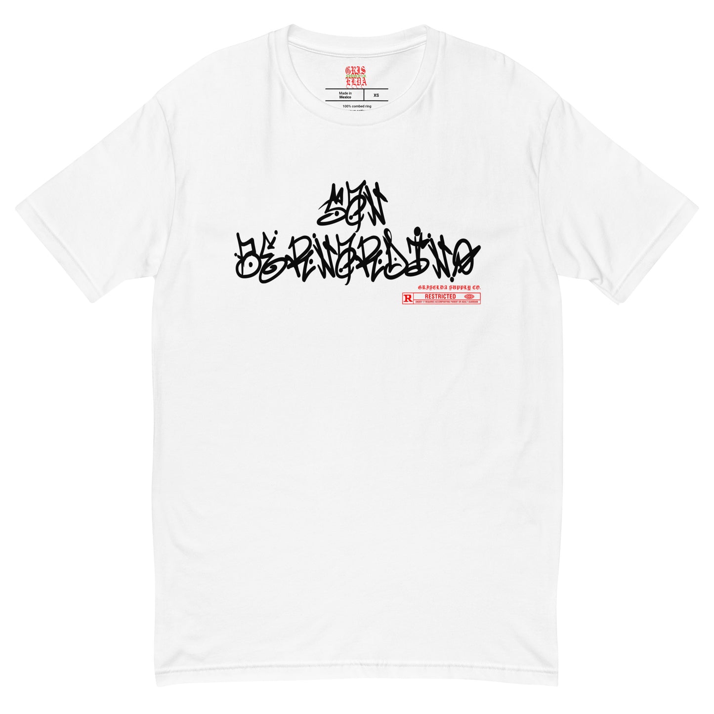 San Bernardino” throw up tag GSC W Short Sleeve T-shirt