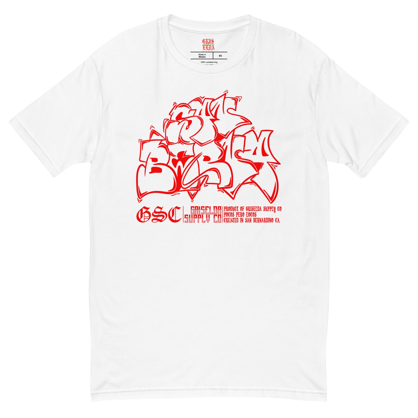 San Berna Graffiti Lettering GSC W Short Sleeve T-shirt