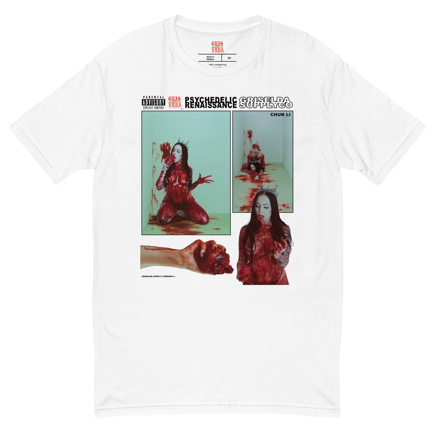 Chun Li X GSC Psychedelic Renaissance IV GSC W Short Sleeve T-shirt