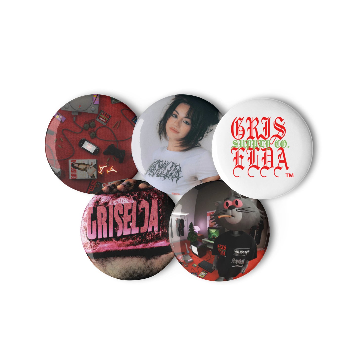 GSC Set of pin buttons #2