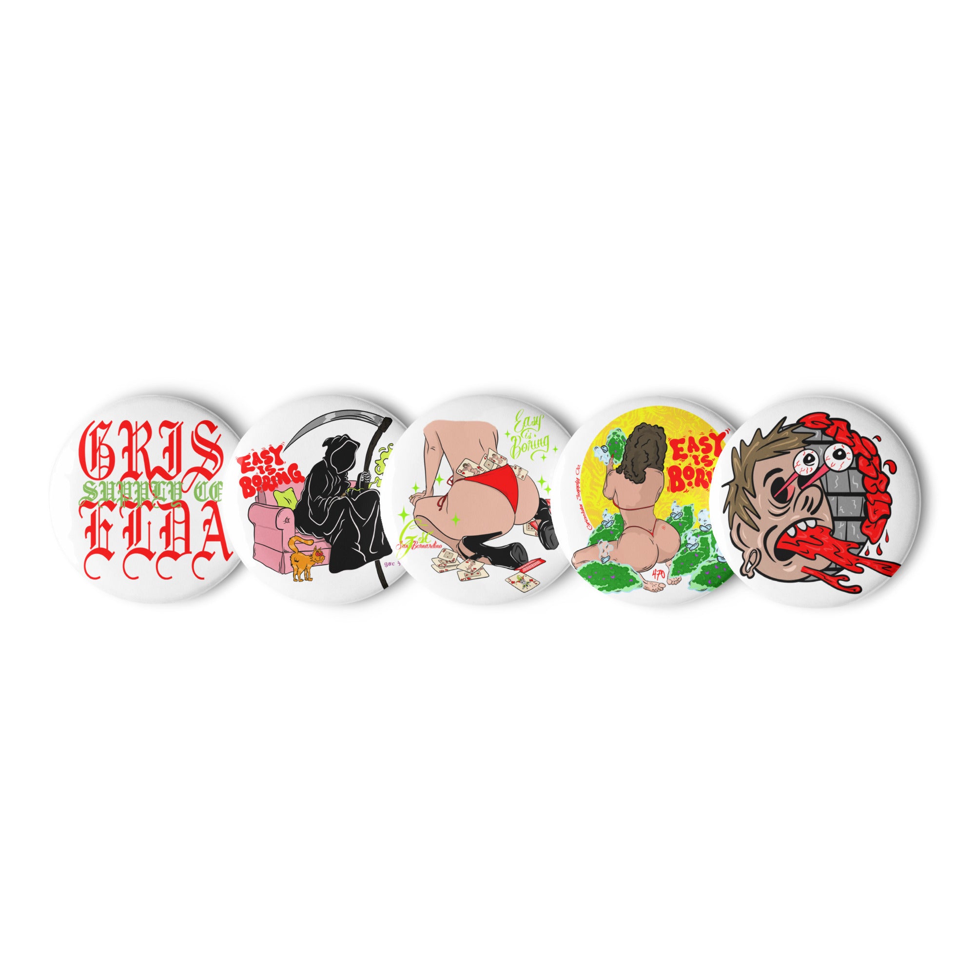 GSC Set of pin buttons #1