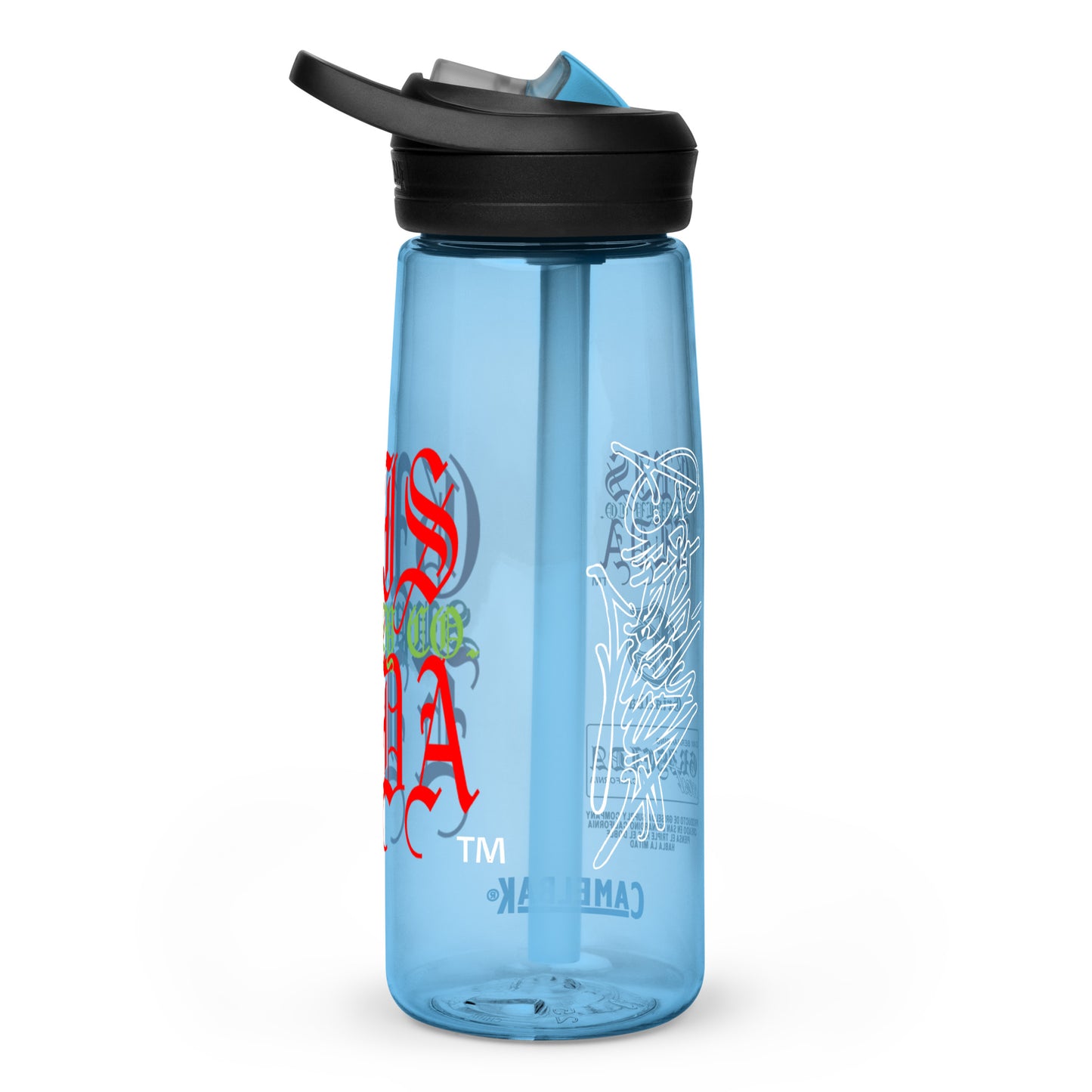 Es Gris. Classic Logo GSC Hand-style C Sports water bottle