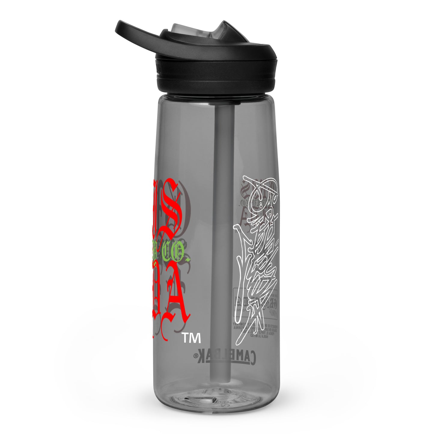 Es Gris. Classic Logo GSC Hand-style C Sports water bottle