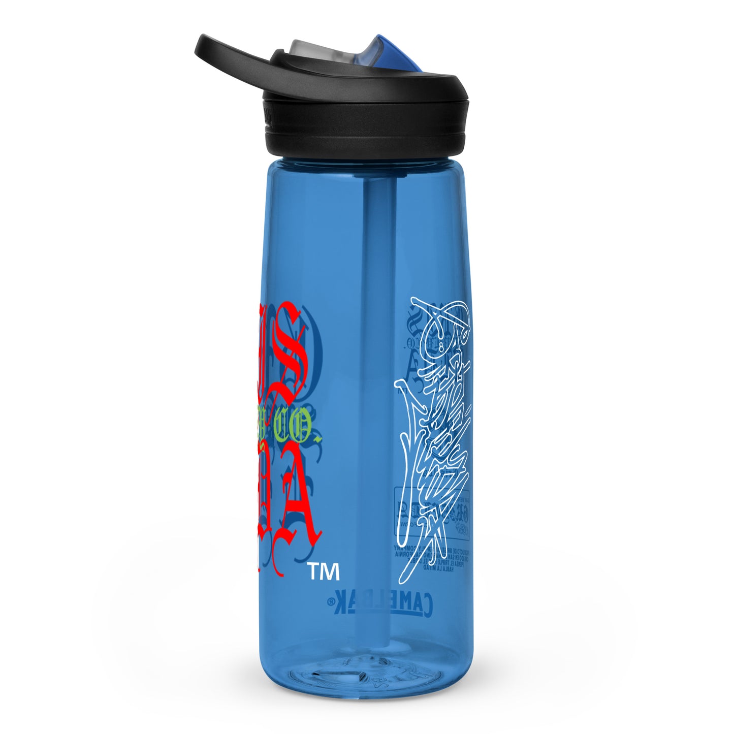 Es Gris. Classic Logo GSC Hand-style C Sports water bottle