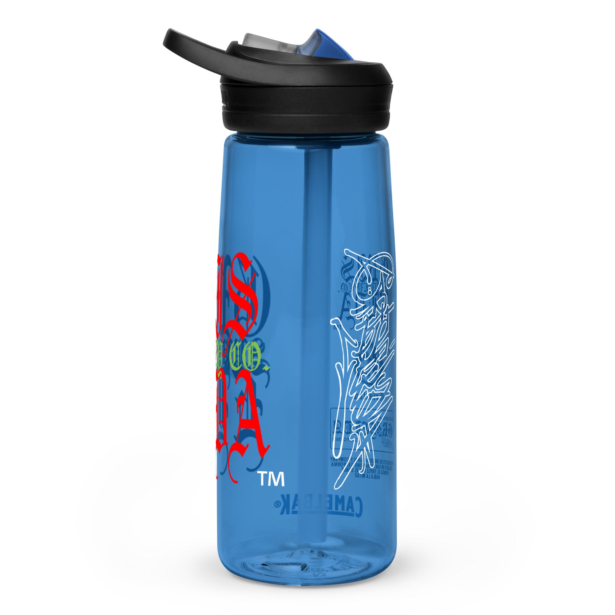 Es Gris. Classic Logo GSC Hand-style C Sports water bottle