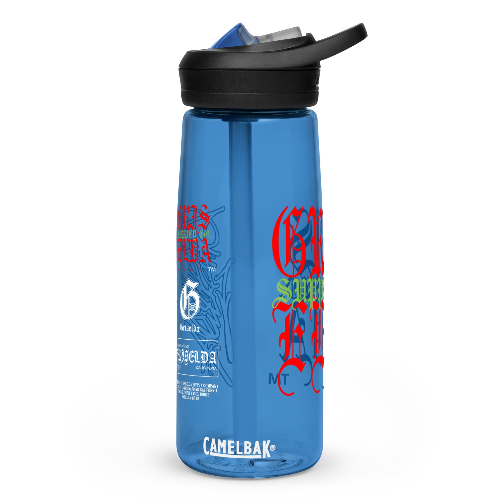 Es Gris. Classic Logo GSC Hand-style C Sports water bottle