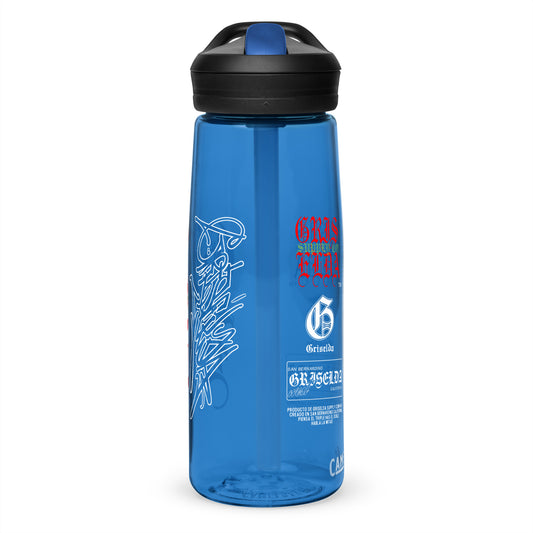 Es Gris. Classic Logo GSC Hand-style C Sports water bottle