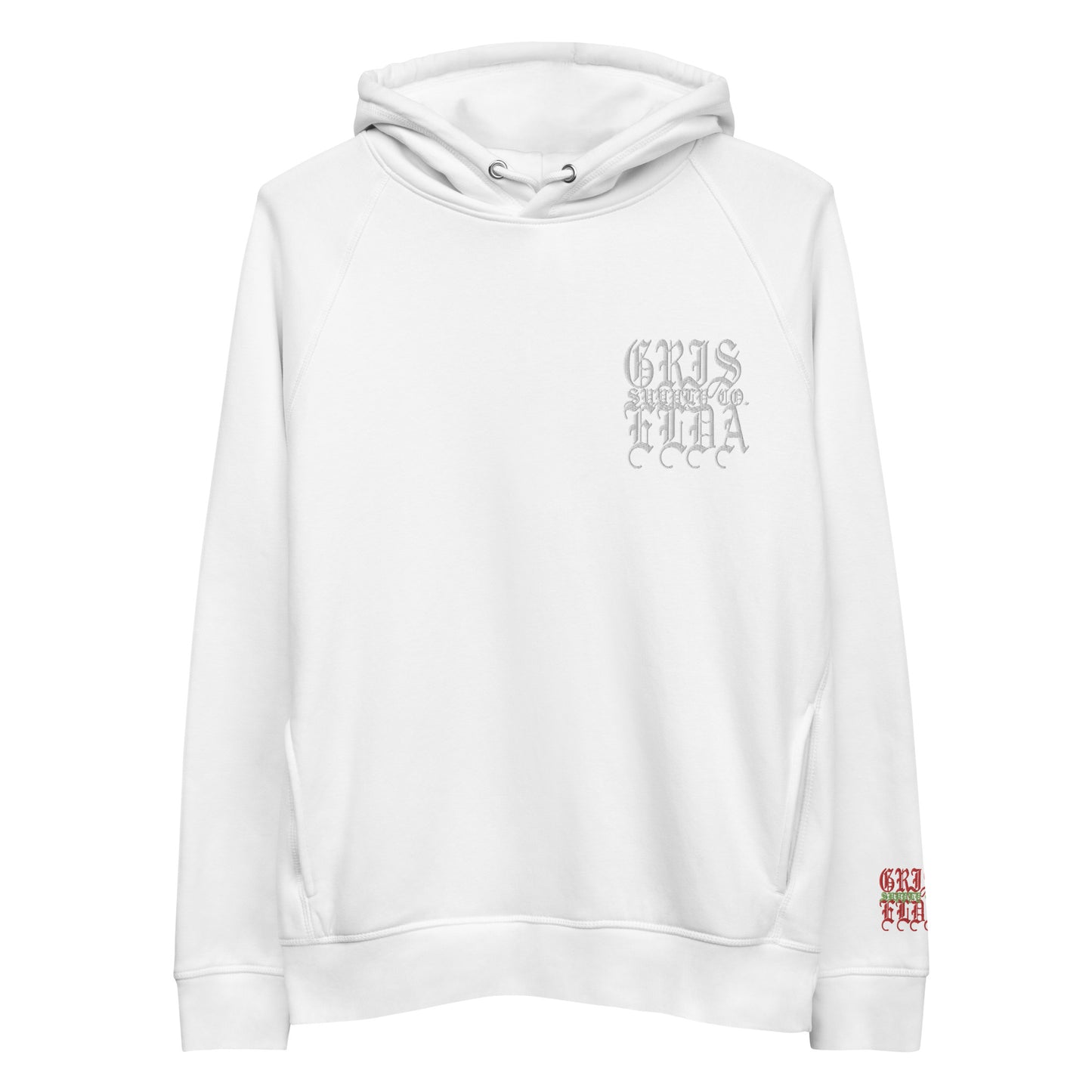 Whiteout Logo Embroidered GSC Premium Unisex pullover hoodie