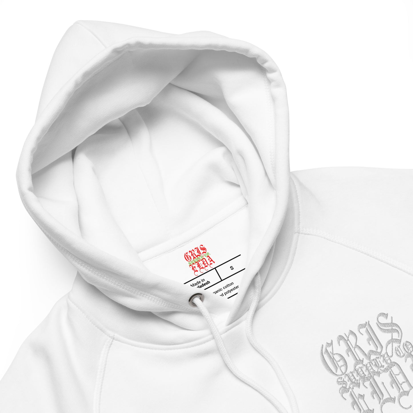 Whiteout Logo Embroidered GSC Premium Unisex pullover hoodie