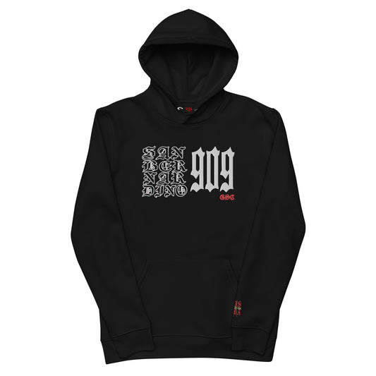 San Bernardino 909 Embroidered GSC Unisex essential eco hoodie