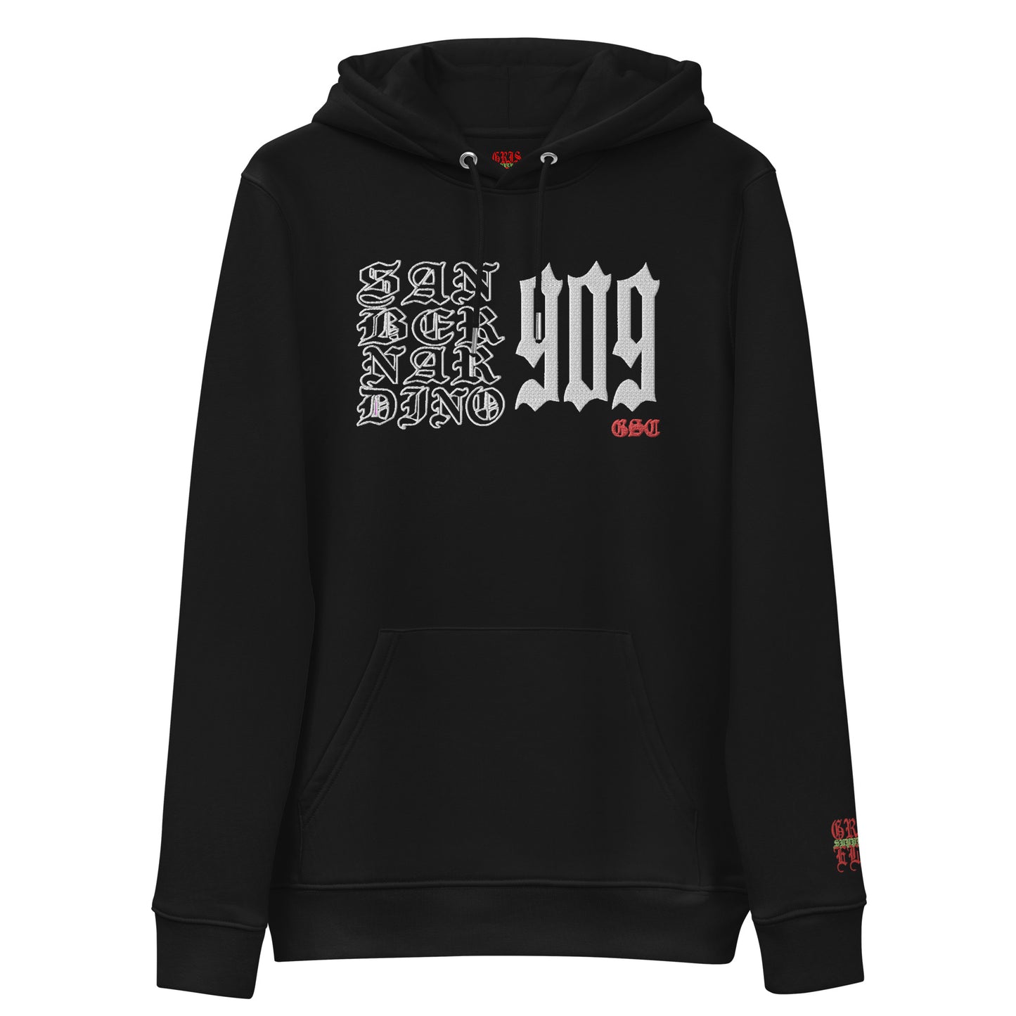 San Bernardino 909 Embroidered GSC Unisex essential eco hoodie