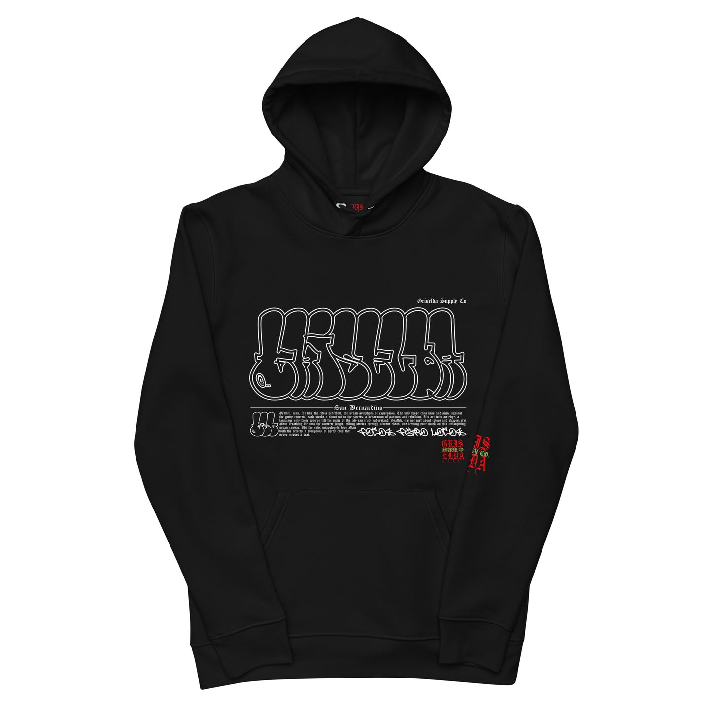 Griselda Graffiti Love GSC B Unisex essential eco hoodie