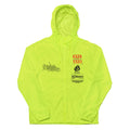 Safety Yellow Es Gris. Classic Logo GSC Hand-style Unisex lightweight zip up windbreaker