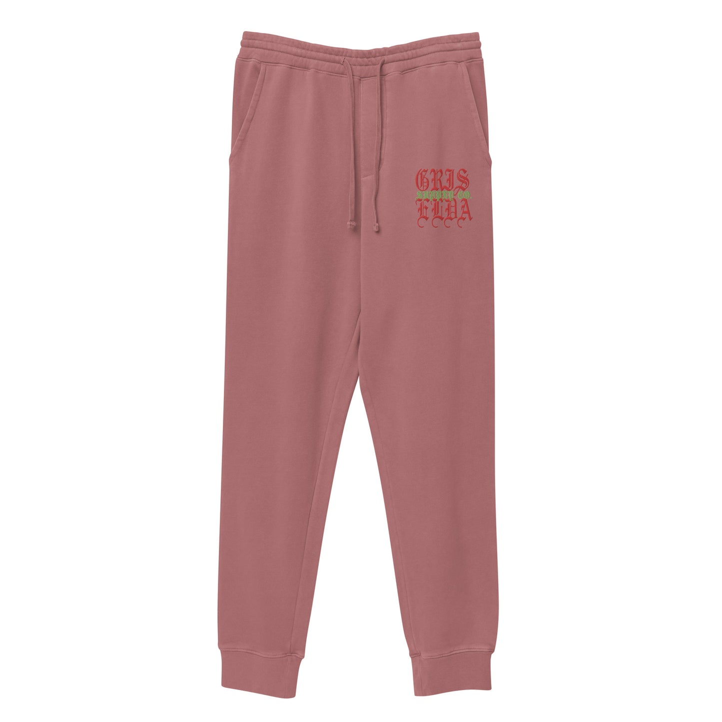 Classic Logo Embroidered GSC Unisex Premium pigment-dyed sweatpants pants