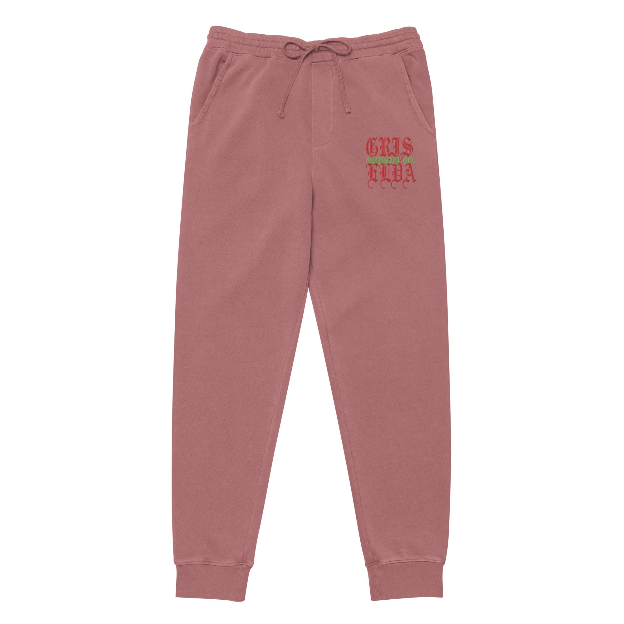 Classic Logo Embroidered GSC Unisex Premium pigment-dyed sweatpants pants