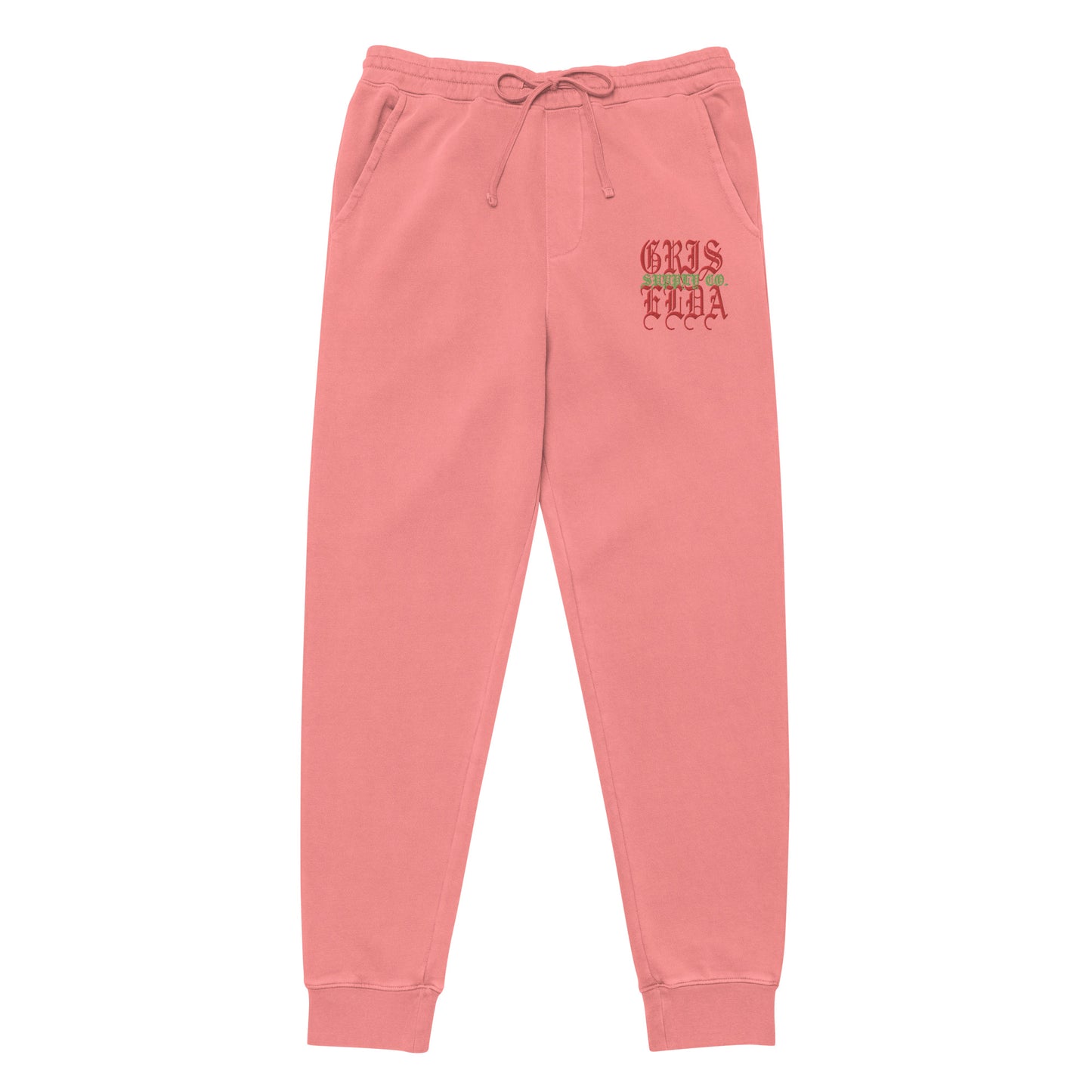 Classic Logo Embroidered GSC Unisex Premium pigment-dyed sweatpants pants