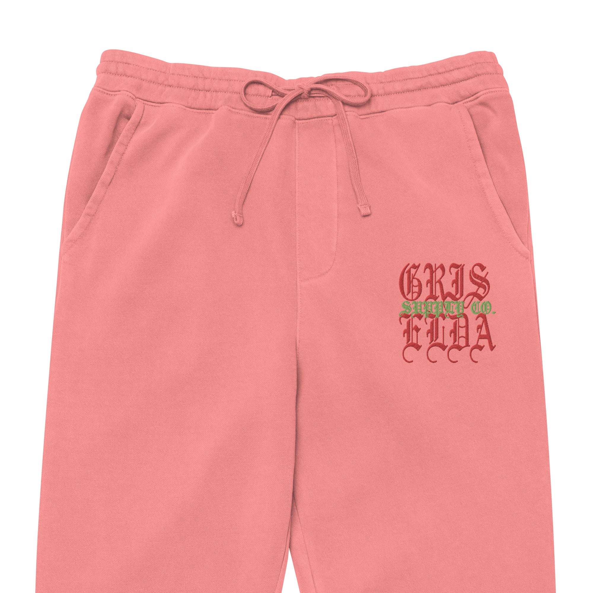 Classic Logo Embroidered GSC Unisex Premium pigment-dyed sweatpants pants