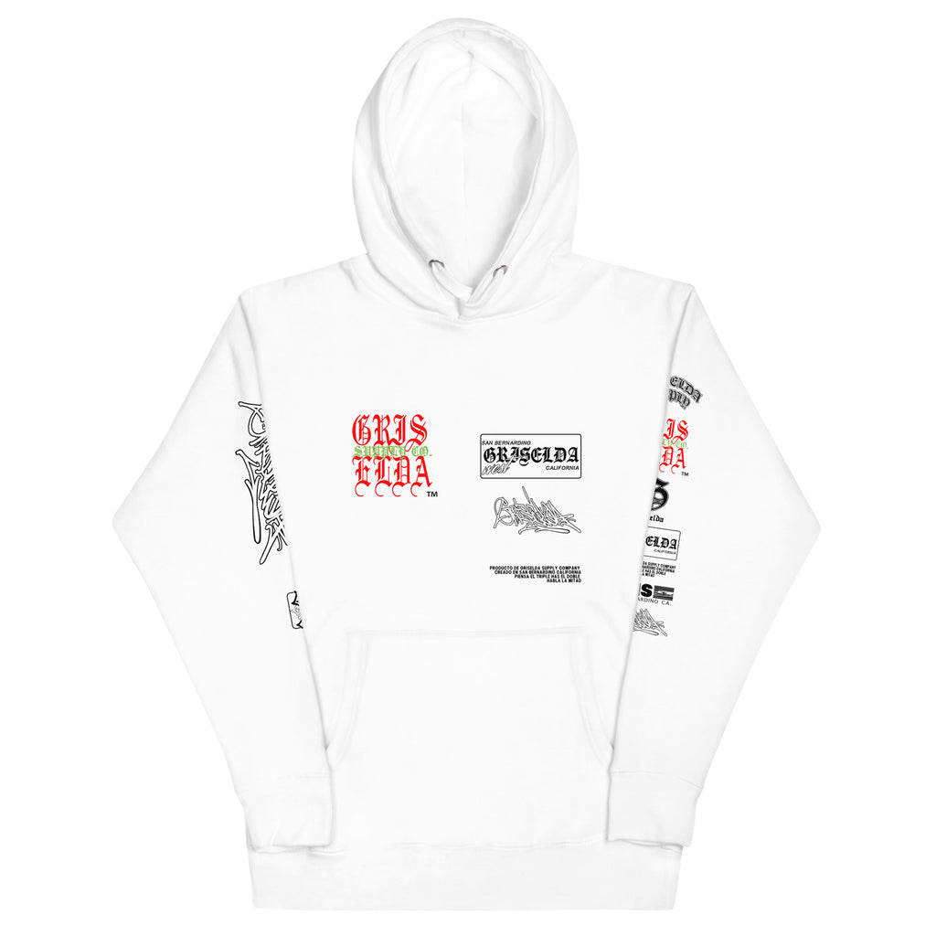 Es Gris. Classic Logo GSC Hand-style W Premium Unisex Hoodie
