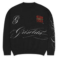 Griselda Cursive hand script GSC Relaxed fit knitted crew neck sweater