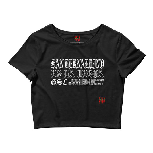 San Bernardino es la Verga GSC B Women’s Crop Tee