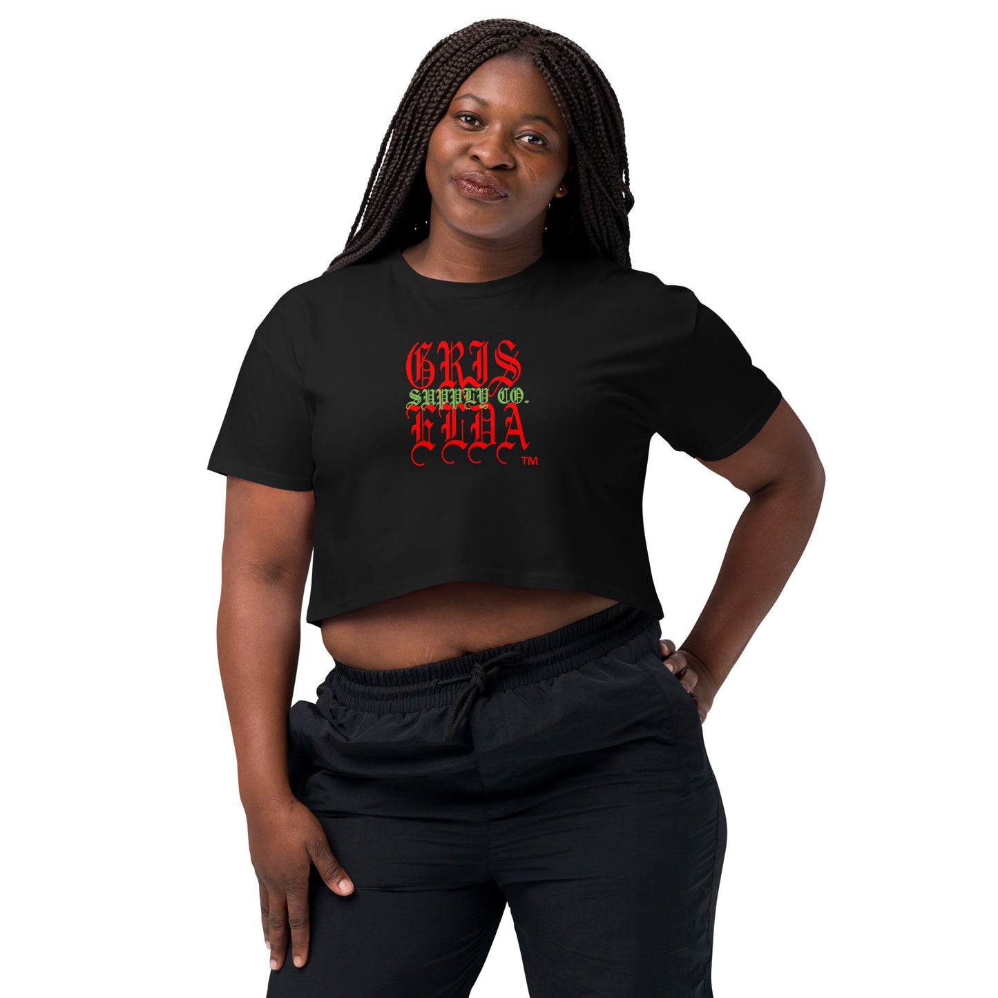 Classic Logo R GSC B Women’s crop tee