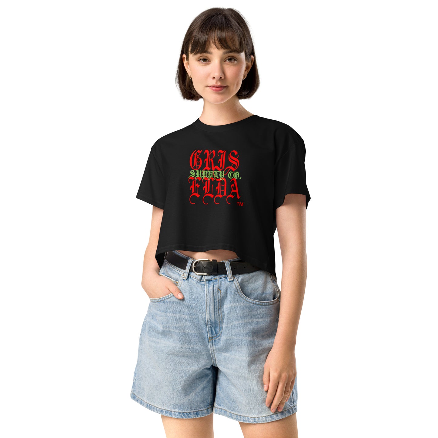 Classic Logo R GSC B Women’s crop tee